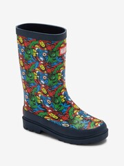 Multi Marvel Rubber Wellies - Image 2 of 4