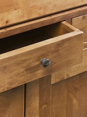 Laura Ashley Honey Gold Garrat 2 Door 3 Drawer Bureau Desk - Image 5 of 5