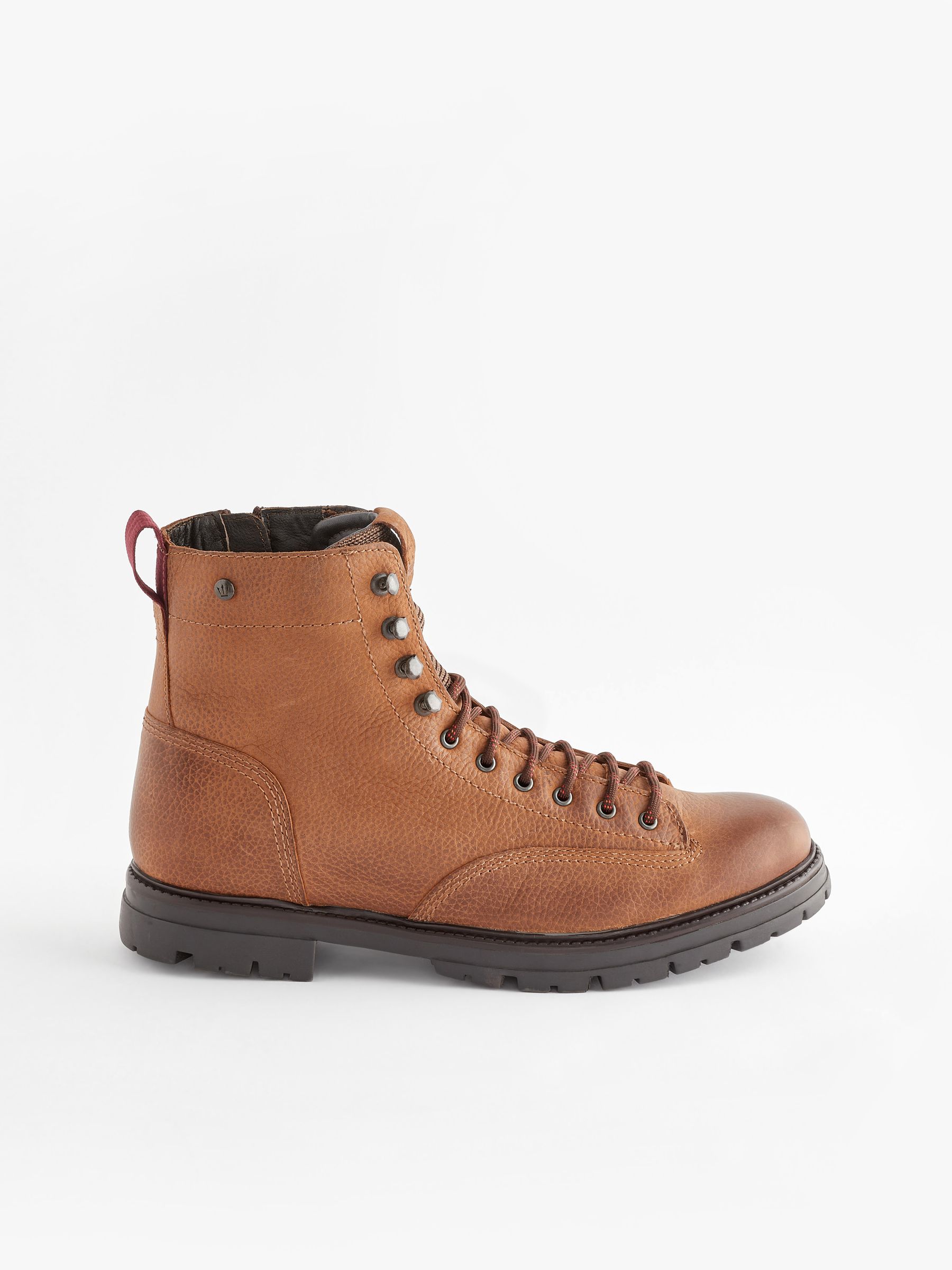 Tan Brown Leather Monkey Boots - Image 2 of 5