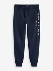 Tommy Hilfiger Blue Logo Joggers - Image 4 of 4