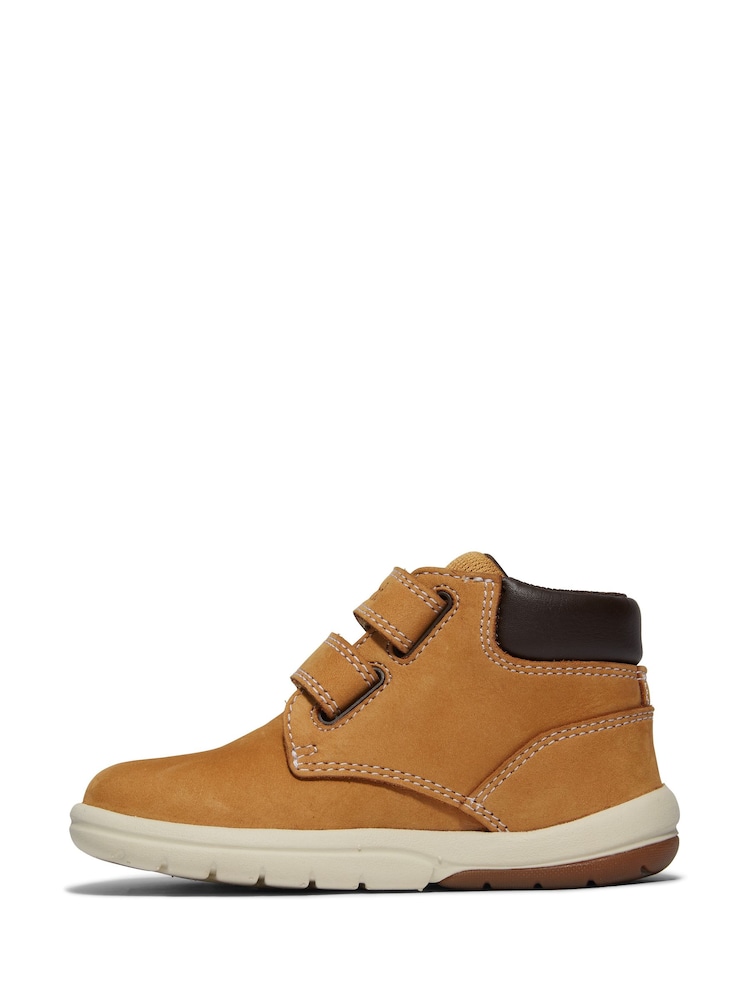 Timberland® Toddler Hook and Loop Tracks Nubuck Boots - Image 6 of 9