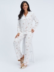 Boux Avenue Deer Modal Long Pyjamas Set - Image 2 of 6