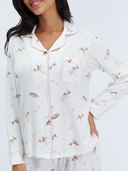 Boux Avenue Deer Modal Long Pyjamas Set - Image 5 of 6