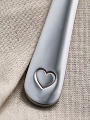 Silver 16pc Heart Stainless Steel Set - Image 2 of 4