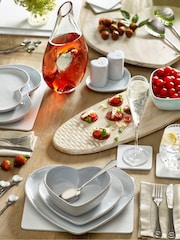 Silver 16pc Heart Stainless Steel Set - Image 4 of 4