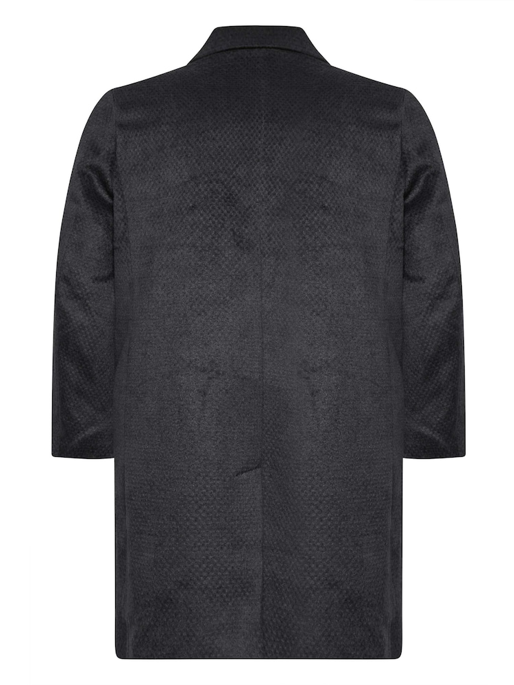 BadRhino Big & Tall Black Single Brested Coat - Image 3 of 3