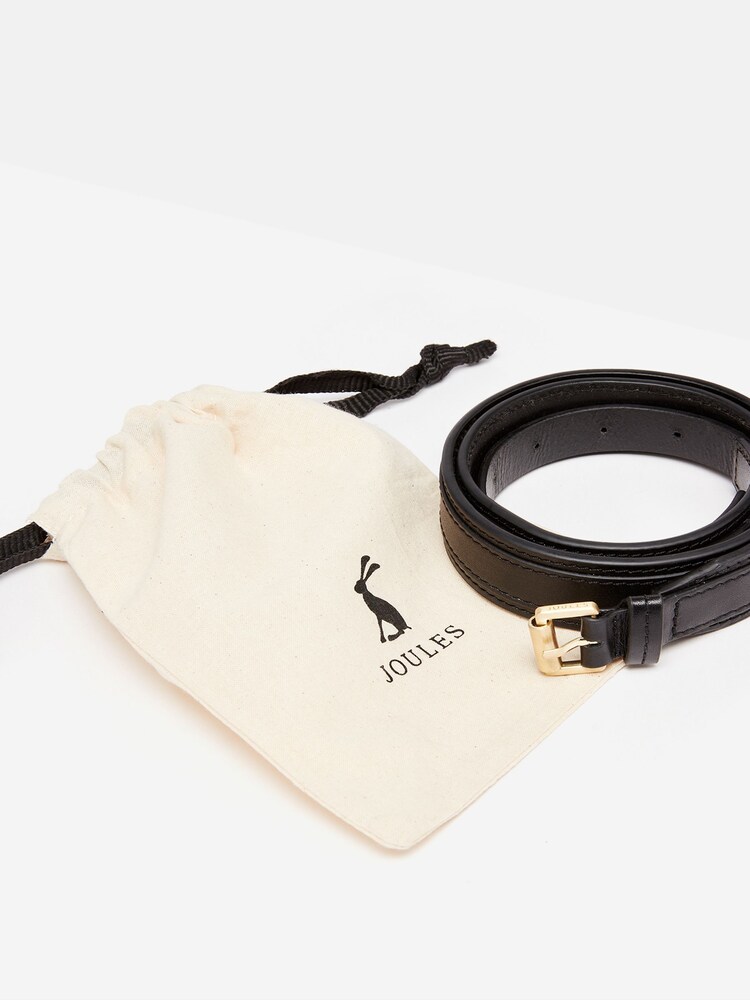 Joules Black Leather Belt - Image 2 of 4