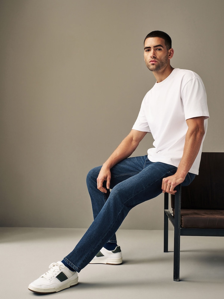 Blue Regular Fit Vintage Stretch Authentic Jeans - Image 1 of 11