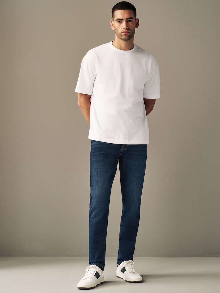 Blue Regular Fit Vintage Stretch Authentic Jeans - Image 2 of 11