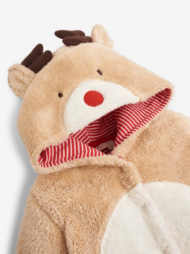 JoJo Maman Bébé Fawn Reindeer All-In-One - Image 2 of 3