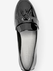 Black Regular/Wide Fit Forever Comfort® Cleated Tassel Loafers - Image 3 of 4