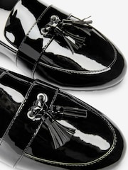 Black Regular/Wide Fit Forever Comfort® Cleated Tassel Loafers - Image 4 of 4