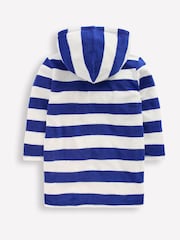 Boden Blue Towelling Zip-Up Throw-On Cover-Up - Image 2 of 3