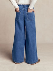 Boden Blue Wide Leg Jeans - Image 3 of 6