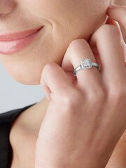 Beaverbrooks 9ct Diamond Cluster Ring - Image 6 of 6