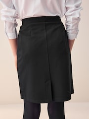 Black Senior Pull-On Stretch Jersey School Pencil Skirt (9-18yrs) - Image 3 of 3