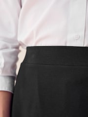 Black Senior Pull-On Stretch Jersey School Pencil Skirt (9-18yrs) - Image 4 of 7