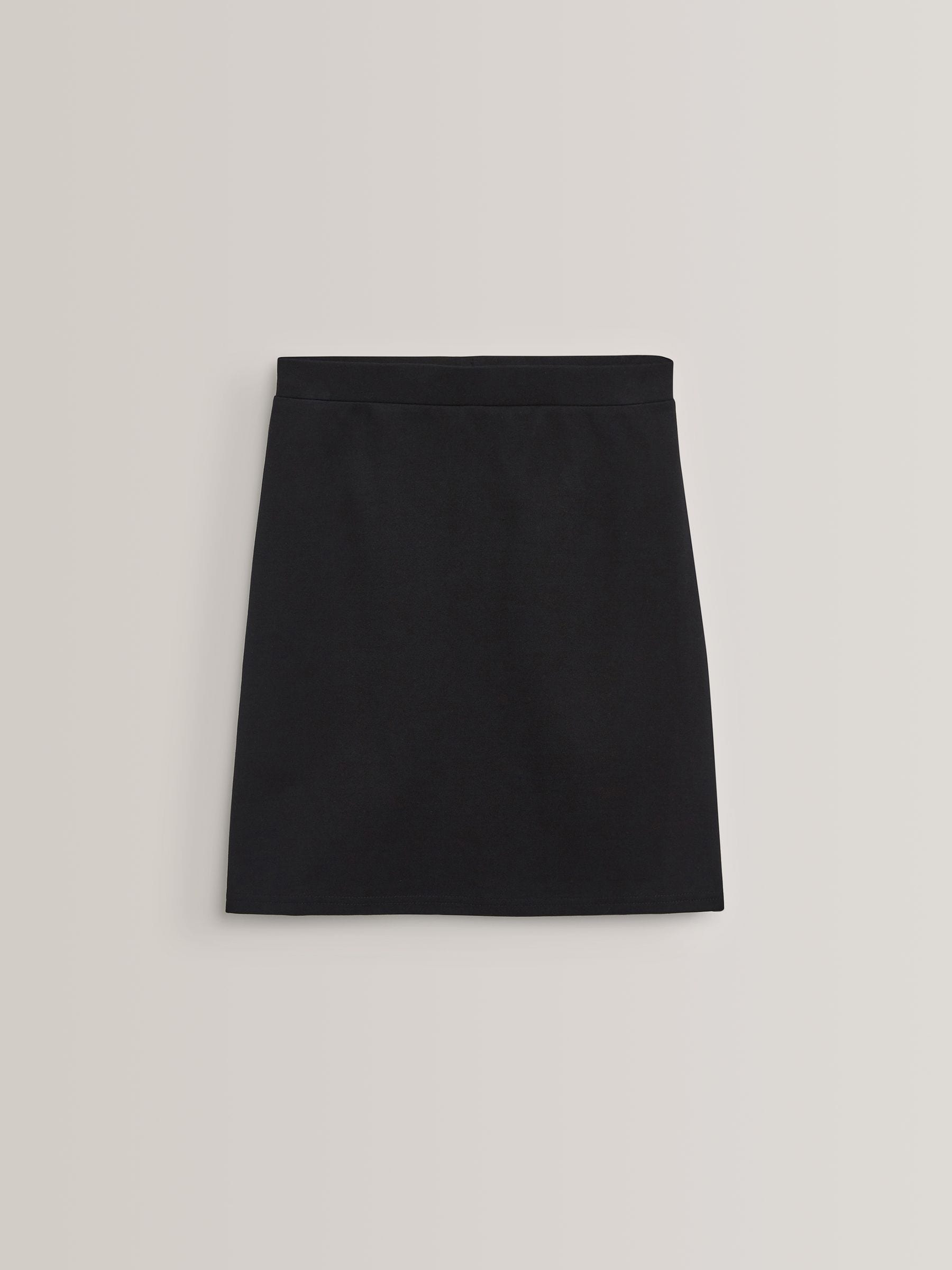 Buy Black Senior Pull-On Stretch Jersey School Pencil Skirt (9