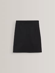 Black Senior Pull-On Stretch Jersey School Pencil Skirt (9-18yrs) - Image 5 of 7