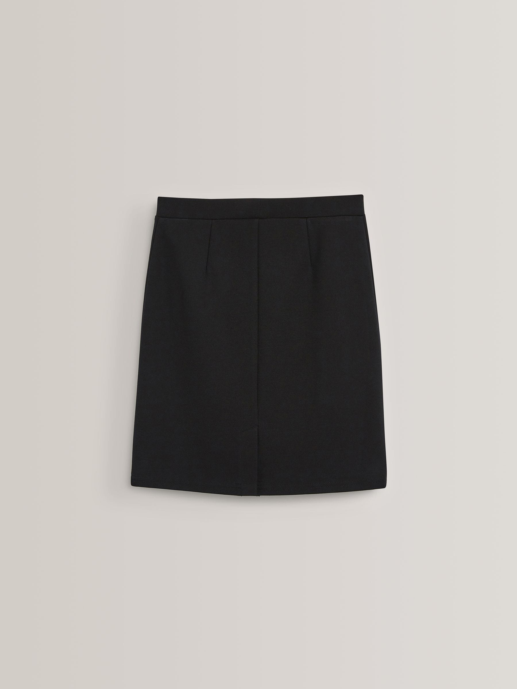 Buy Black Senior Pull-On Stretch Jersey School Pencil Skirt (9