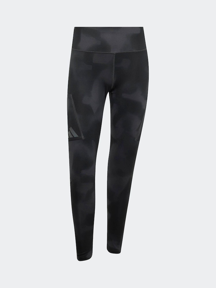 adidas Terrex Black/Grey Printed Leggings - Image 6 of 6 adidas Terrex Black/Grey Printed Leggings - Image 6 of 6