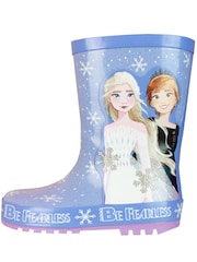 Character Blue Frozen Printed Wellies - Image 2 of 4