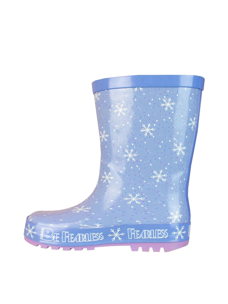 Character Blue Frozen Printed Wellies - Image 3 of 4