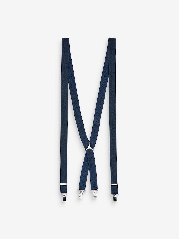 Chevrons Bleu bleu marine - Bretelles fines - Image 4 de 4
