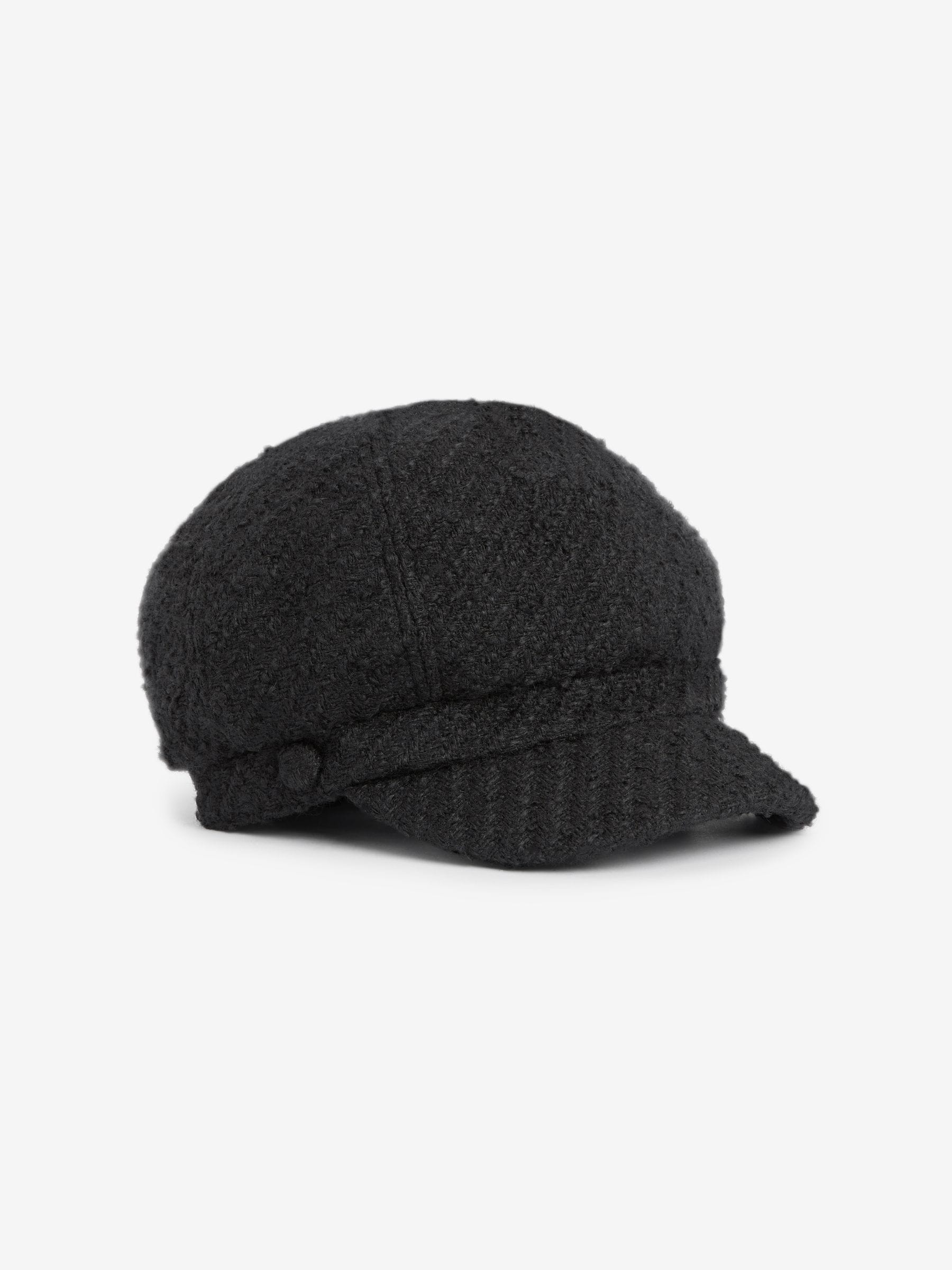 Buy Black Baker Boy 100 Cotton Hat from Next Germany