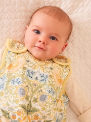 Clarke & Clarke Yellow William Morris Strawberry Thief 1 100% Cotton Tog Baby Sleep Bag - Image 2 of 5