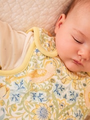 Clarke & Clarke Yellow William Morris Strawberry Thief 1 100% Cotton Tog Baby Sleep Bag - Image 3 of 5