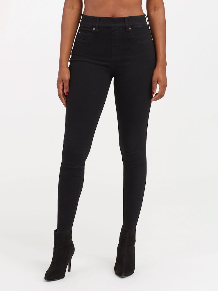 SPANXshape™ Every Wear Ankle Skinny Jeans, Clean Black - Image 1 of 5