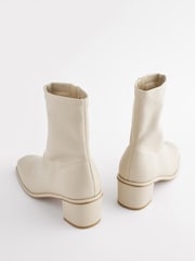 Bone Natural Extra Wide Fit Forever Comfort® Sock Ankle Boots - Image 3 of 5