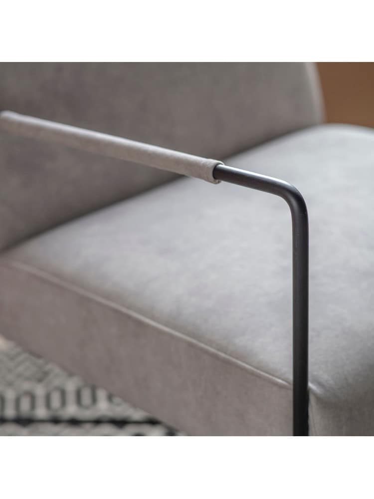 Gallery Home Grey Cullman Armchair - Image 2 of 3