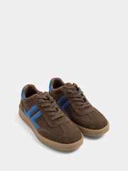 Yours Curve Brown Wide Fit Side Panel Trainers - Image 2 of 5