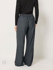 Long Tall Sally Dark Grey Premium Herringbone Trousers - Image 4 of 7