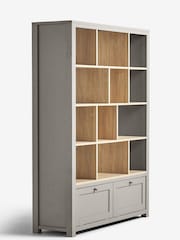 Dove Grey Malvern Oak Effect Display Shelf - Image 2 of 6