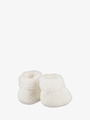 The Little Tailor Baby Knitted Plush Lined Booties - Image 2 of 2