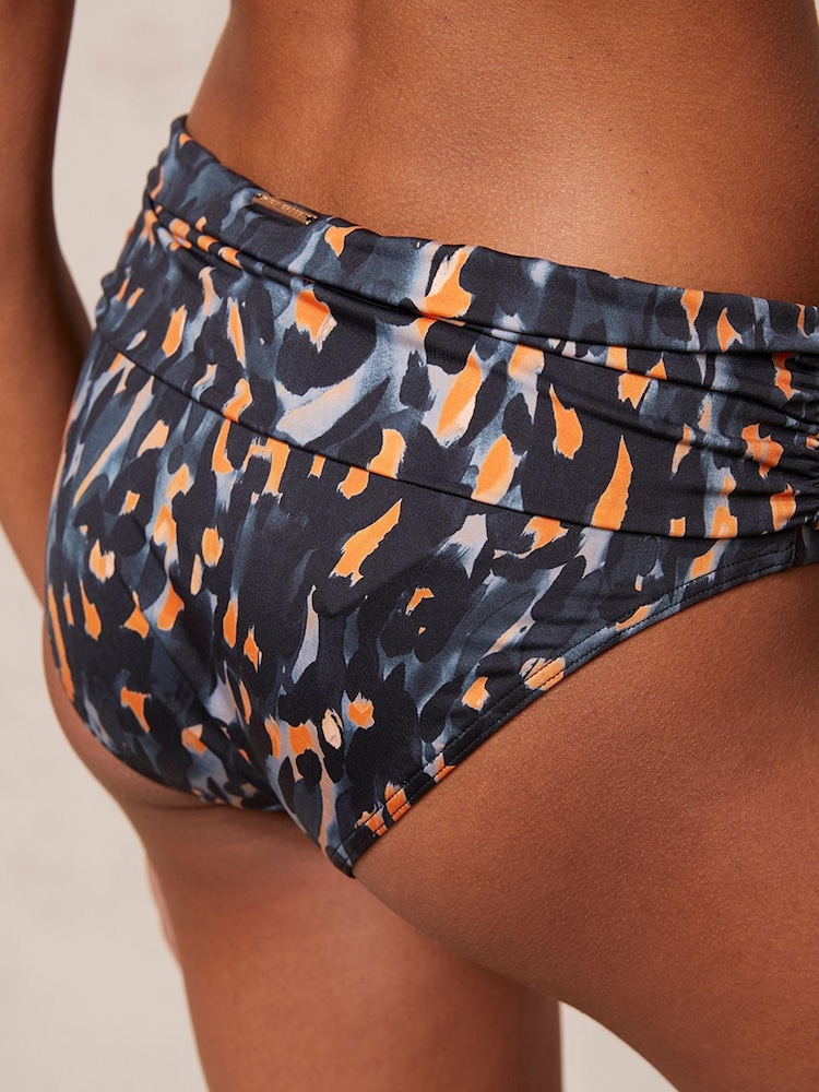 Blau - Mint Velvet Bauchformende Bikinihose - Bild 2 von 4