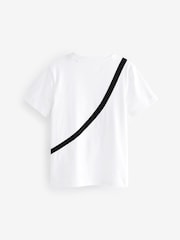 White Bag Pocket Short Sleeve T-Shirt (3-16yrs) - Image 2 of 3