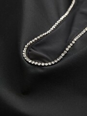 Lipsy Black Diamanté Mesh Body - Image 5 of 5