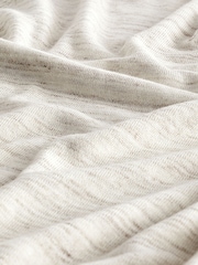 Natural Linen Blend Knitted Polo Shirt - Image 7 of 7