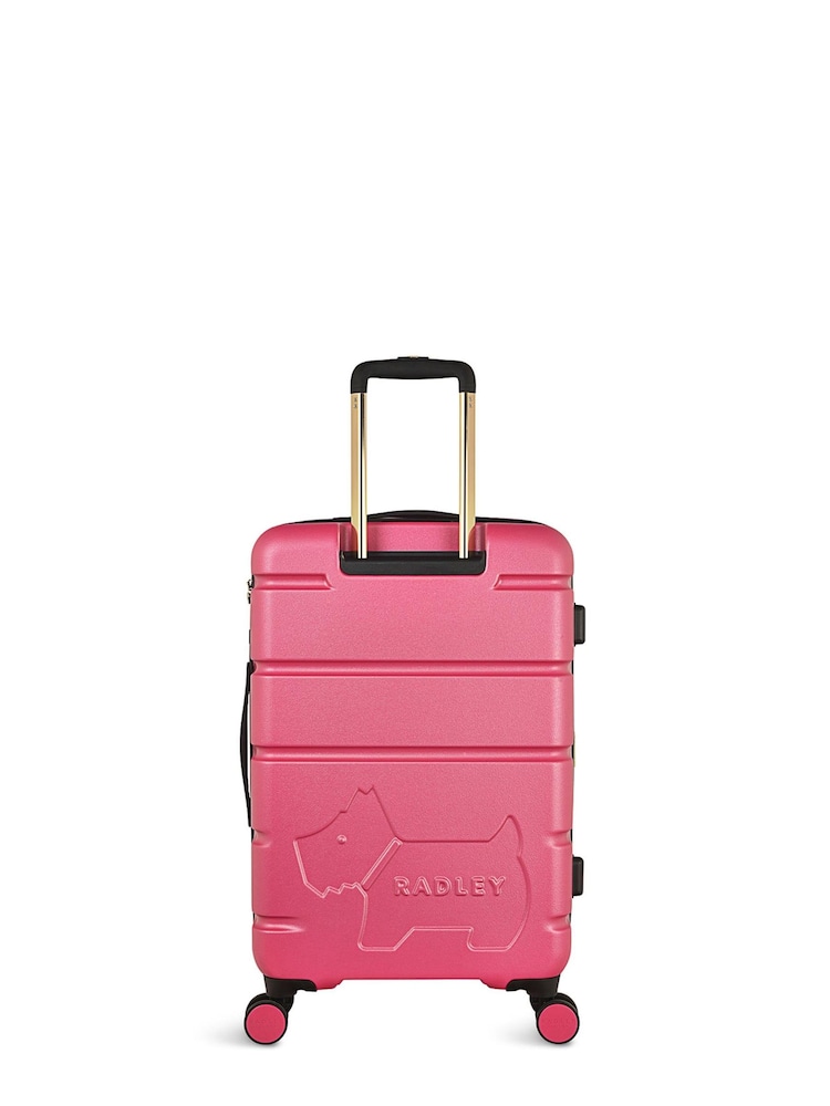 Radley London Pink Lexington  - Colour Block 4 Wheel Medium Suitcase - Image 2 of 5