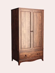 Laura Ashley Dark Broughton Double 1 Drawer Wardrobe - Image 2 of 5