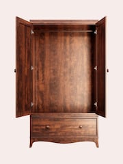 Laura Ashley Dark Broughton Double 1 Drawer Wardrobe - Image 3 of 5