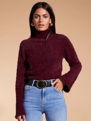 Dancing Leopard Poppy Red Jumper - Image 1 of 4