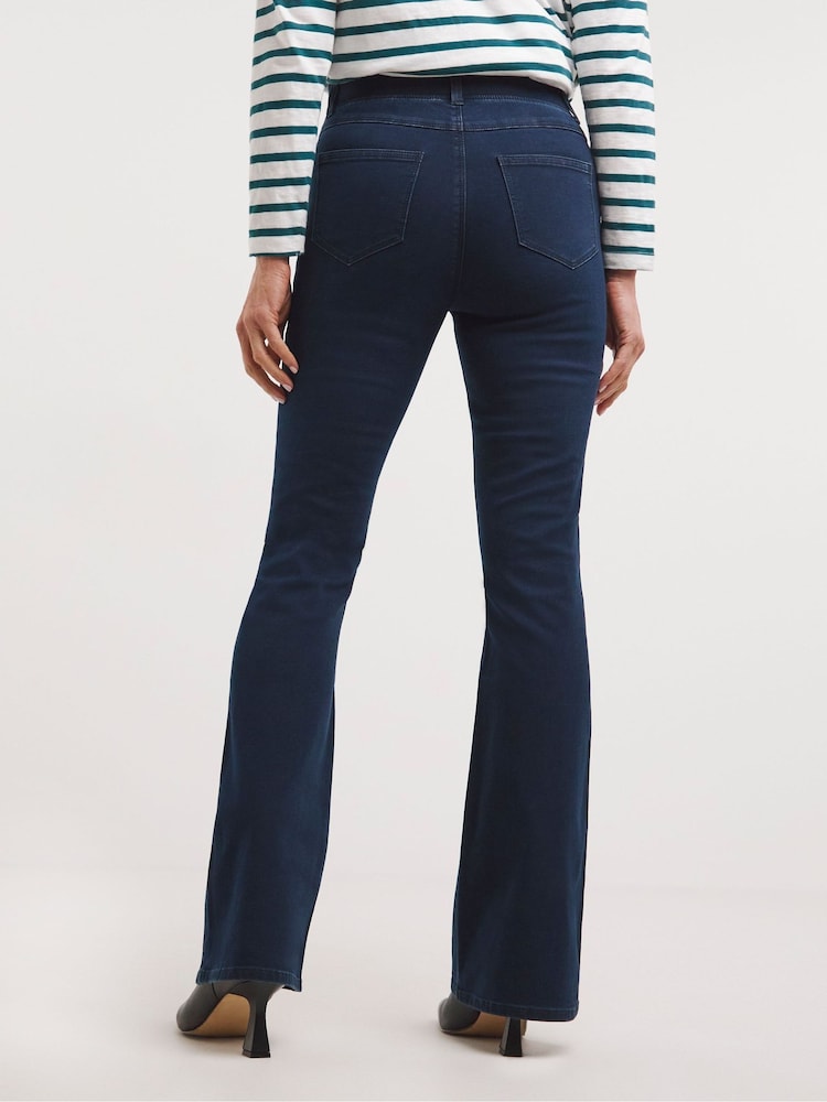 JD Williams Indigo Bootcut Jeggings - Image 2 of 4