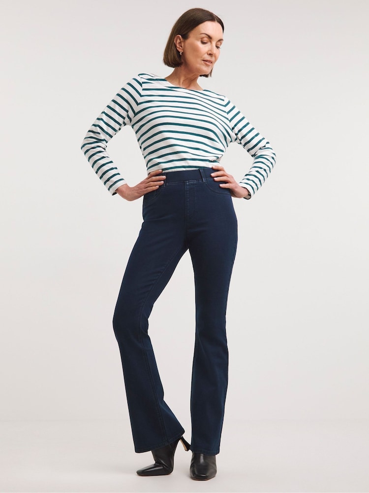 JD Williams Indigo Bootcut Jeggings - Image 3 of 4