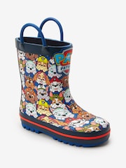 Navy PAW Patrol Handle Wellies - Image 1 of 4