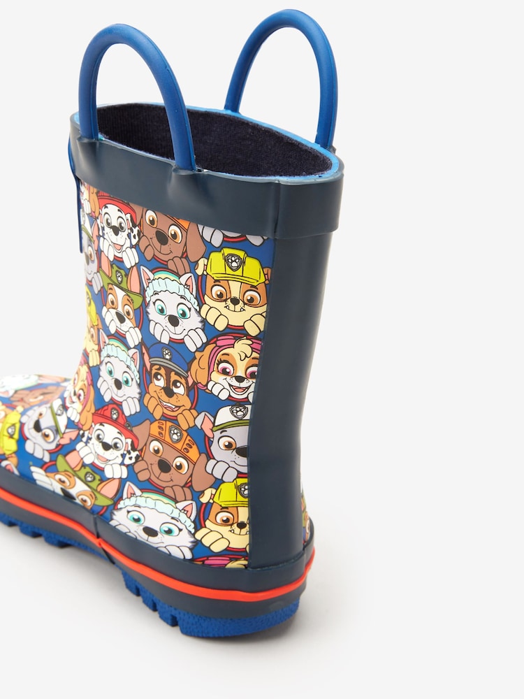 Navy PAW Patrol Handle Wellies - Image 3 of 4
